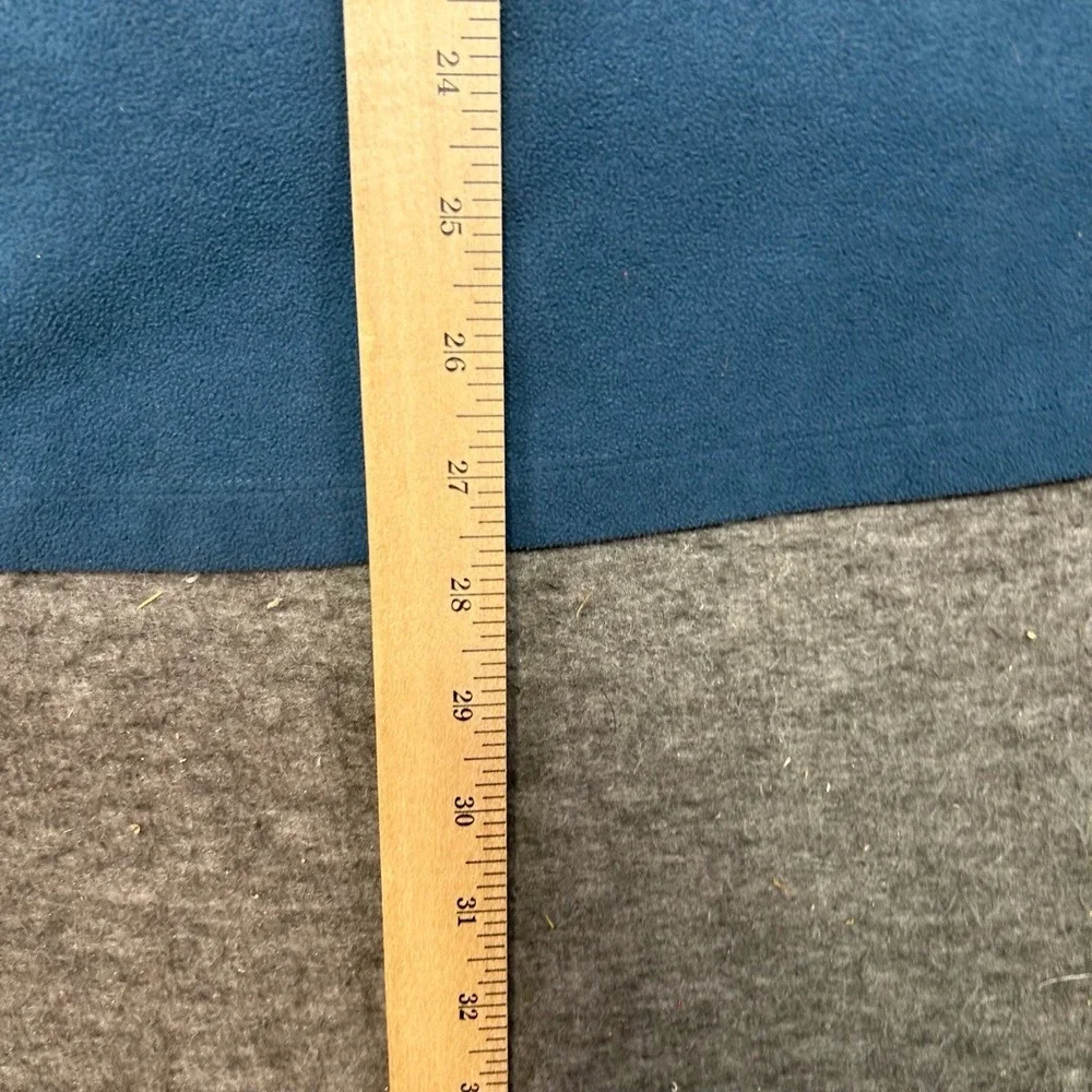 Eddie‎ Bauer First Ascent Fleece Shirt Half Zip Men XL Blue Long Sleeve Climbing